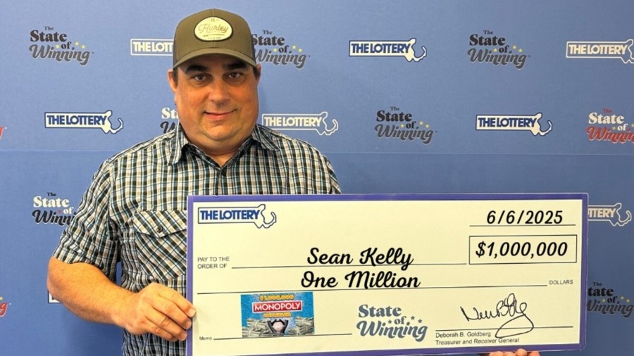 Plainville man wins $1 million in Mass. Lottery's Monopoly game