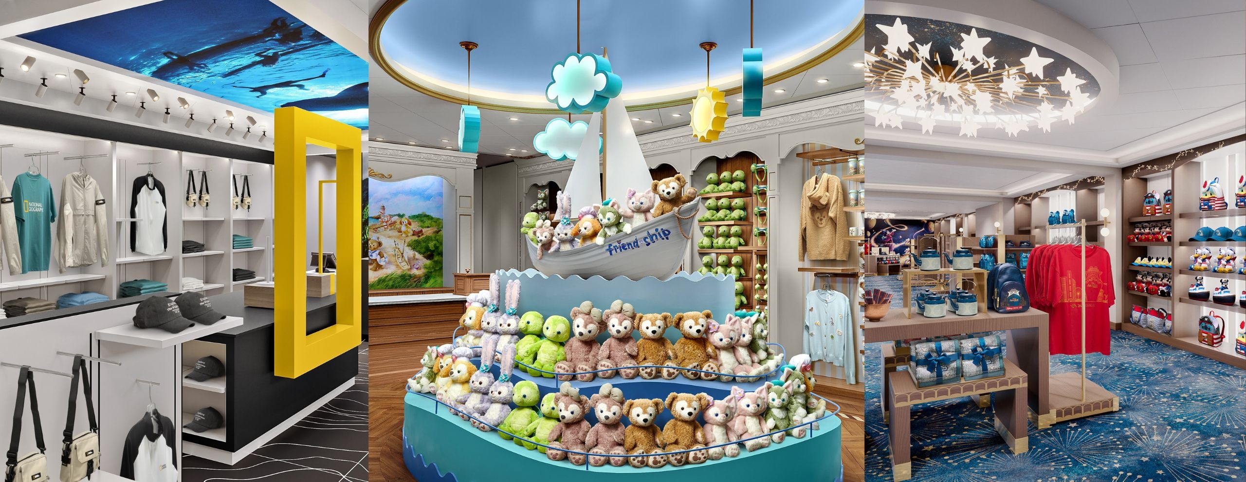 A merch haven awaits you onboard the Disney Adventure