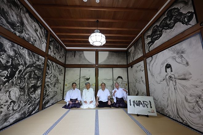 Final Fantasy artist gives mythic paintings to Kyoto shrine