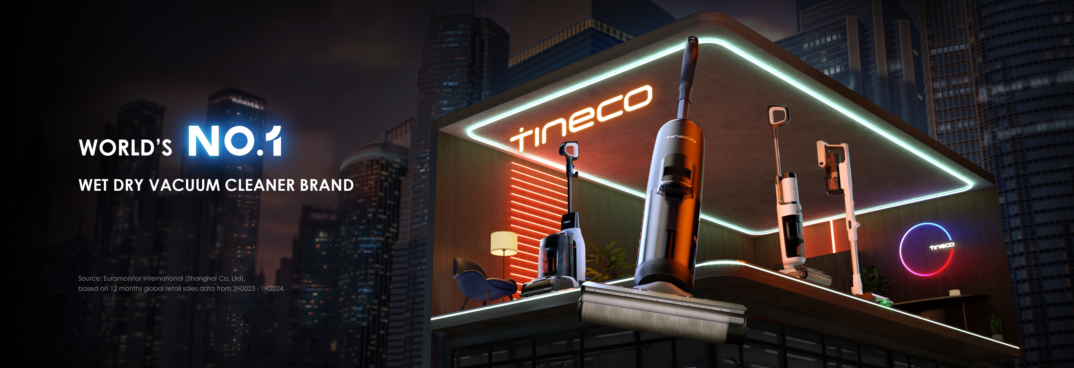 Tineco Recognised as Global Leader in Emerging Floor Washer Category