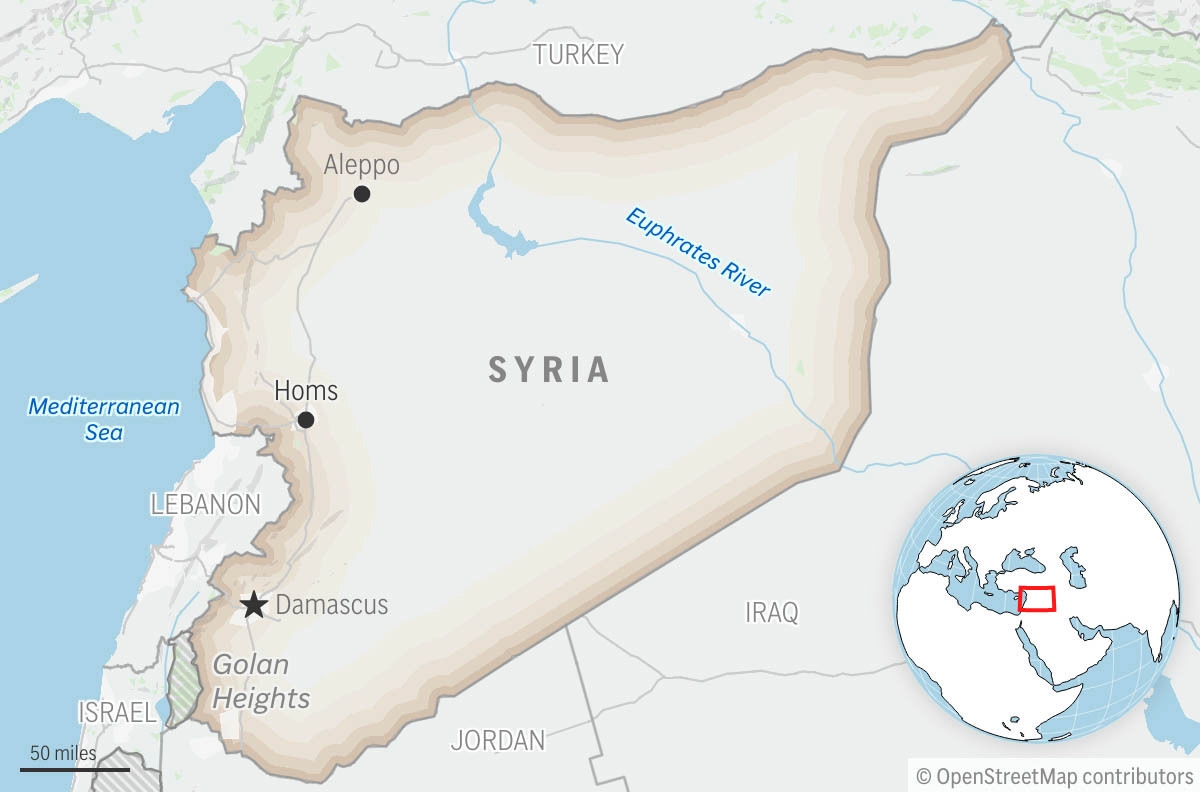 Suicide bomber kills at least 9 in Syrian church near Damascus during mass