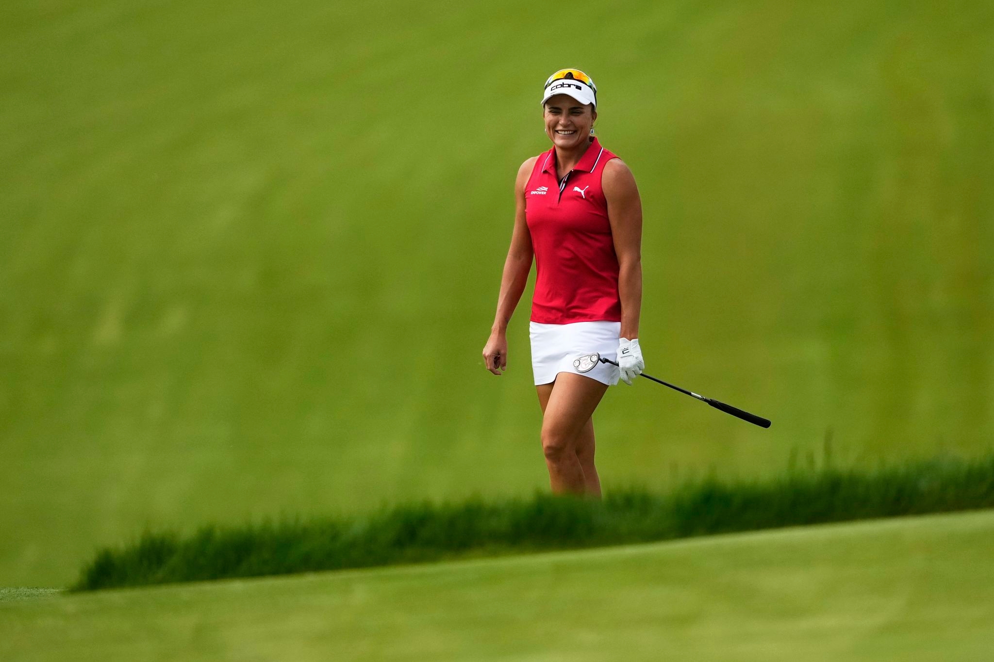 Lexi Thompson shares Meijer LPGA Classic lead in bid for her first victory in 6 years