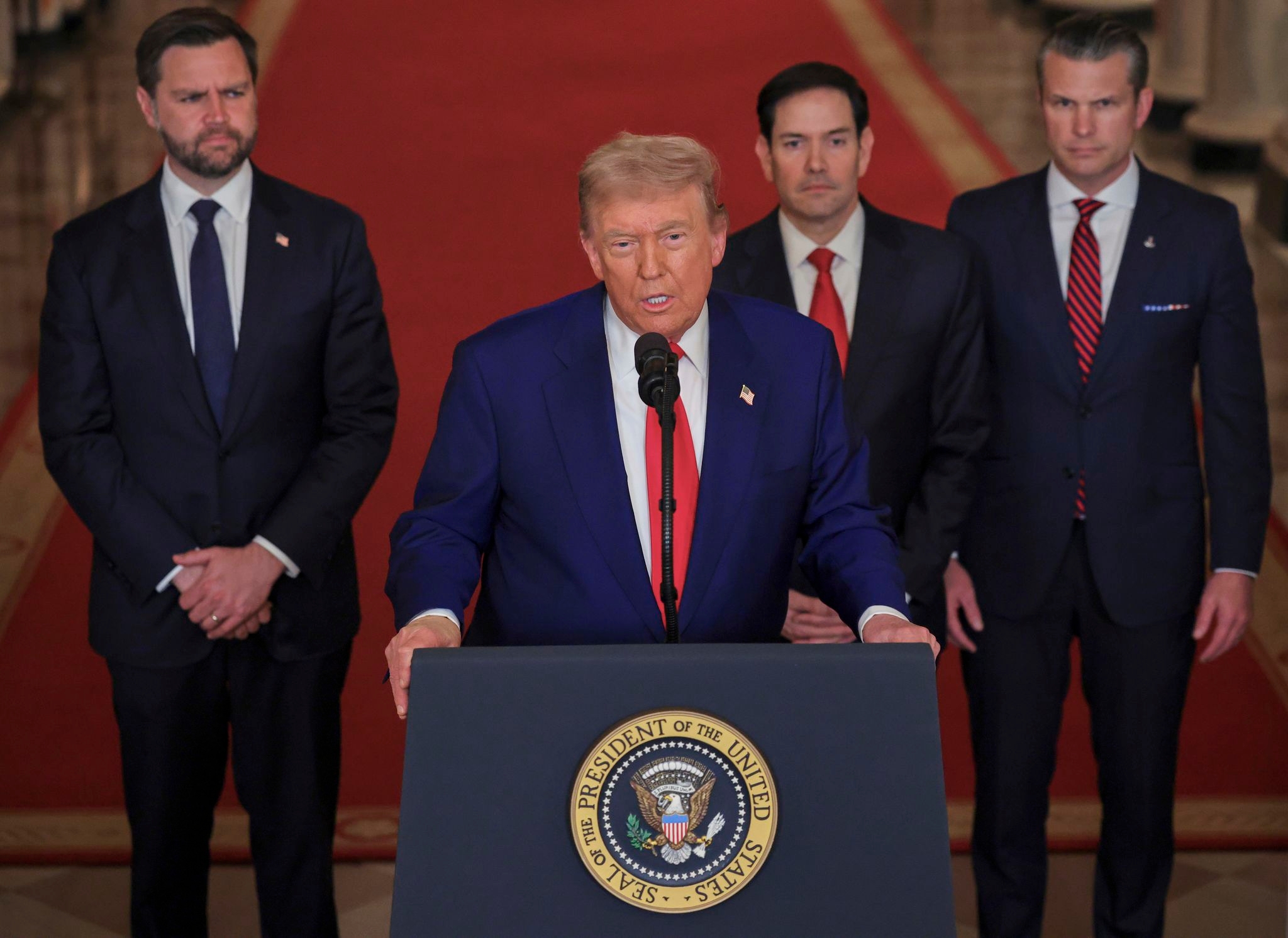 Transcript of Trump's speech on US strikes on Iran
