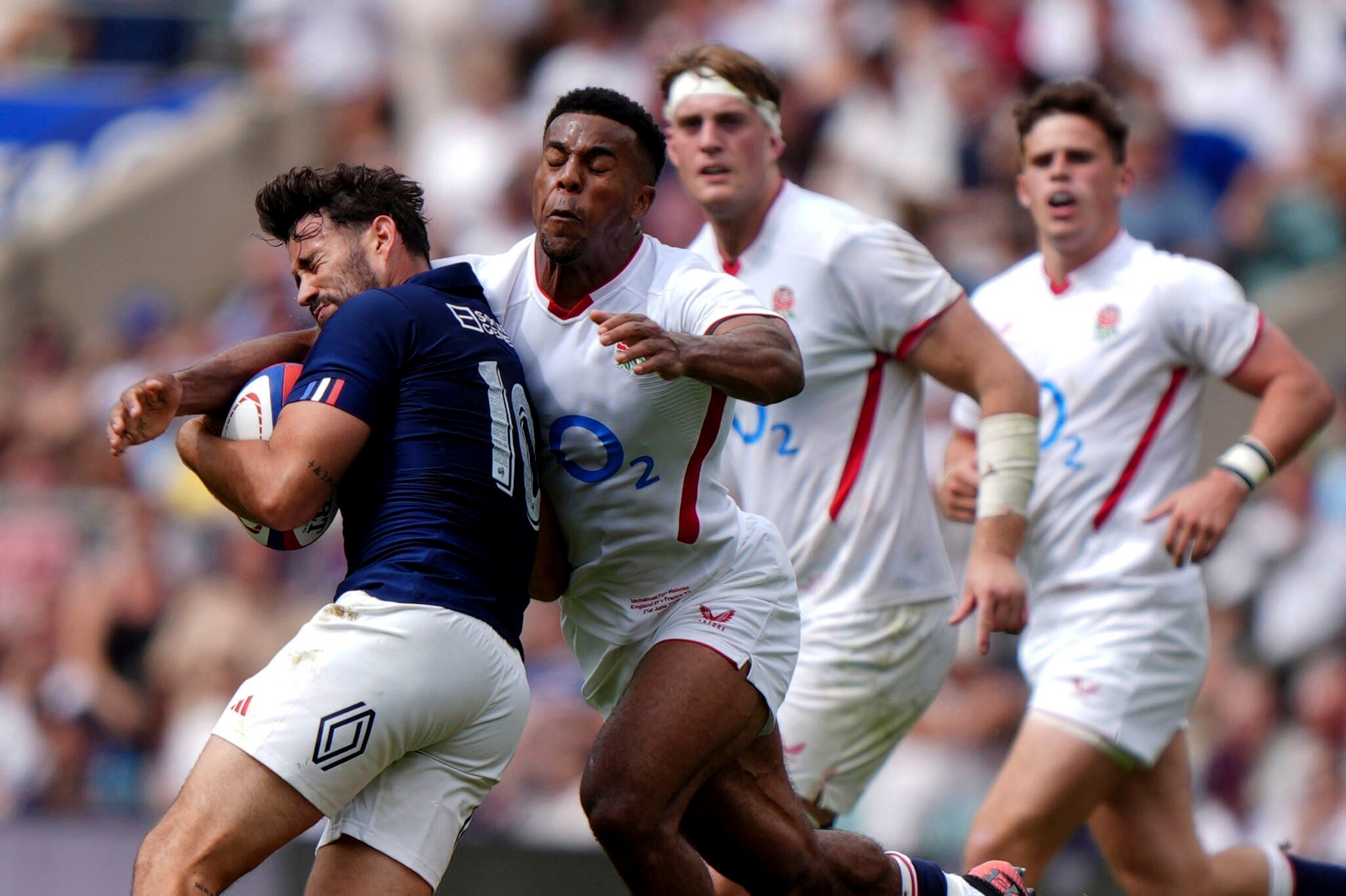 England winger Feyi-Waboso suspended from 2-test series in Argentina