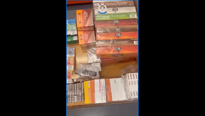 Oman Customs foils cigarette smuggling attempt