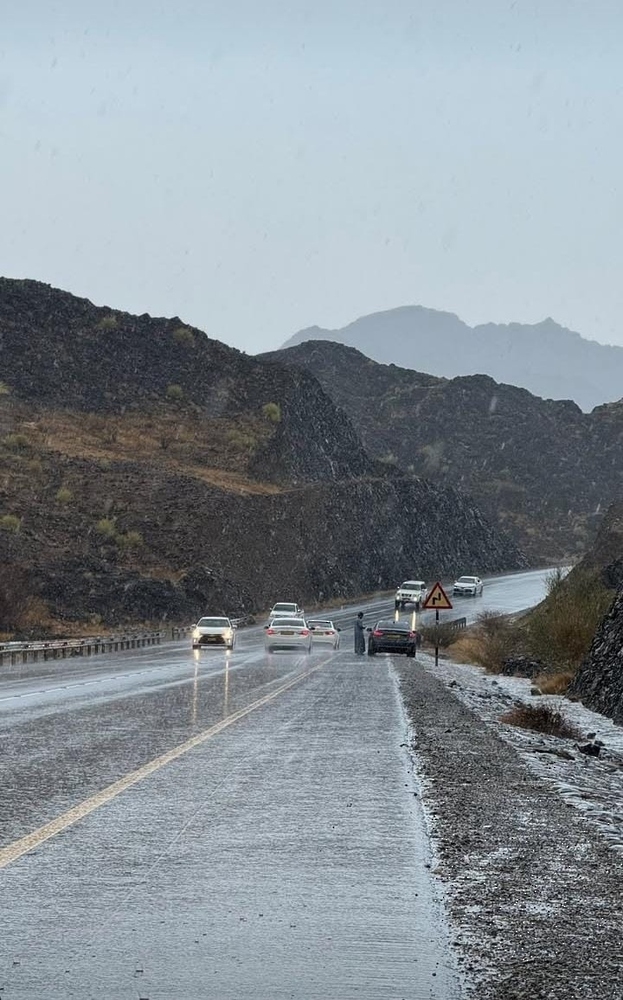 Heavy rains fall in Al Dhahirah Governorate