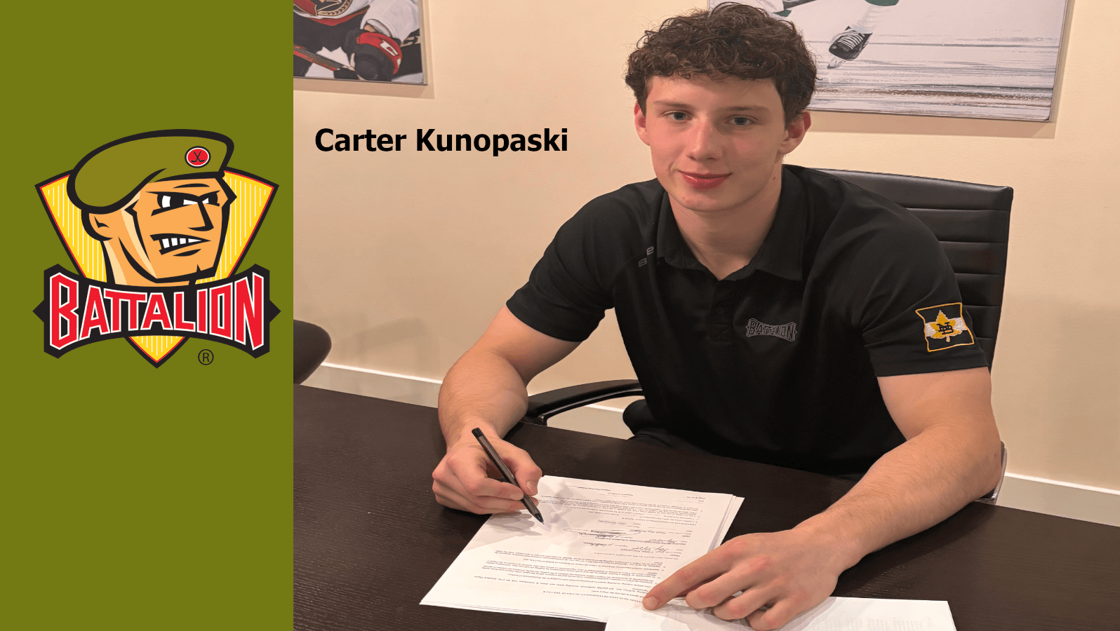 North Bay Battalion sign defenceman from Ottawa Valley