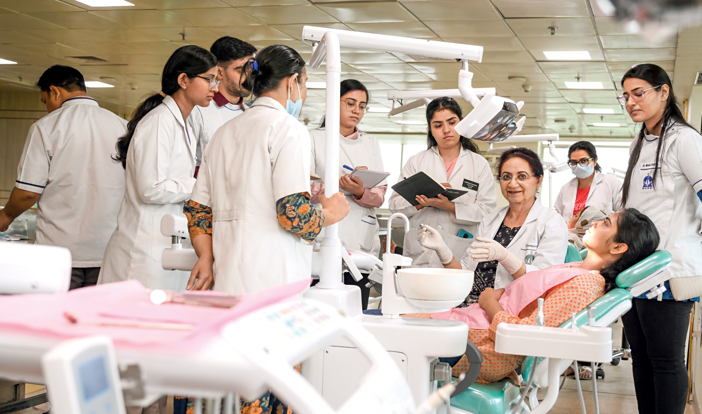 High on enamel spirits  Maulana Azad Institute of Dental Sciences, New Delhi