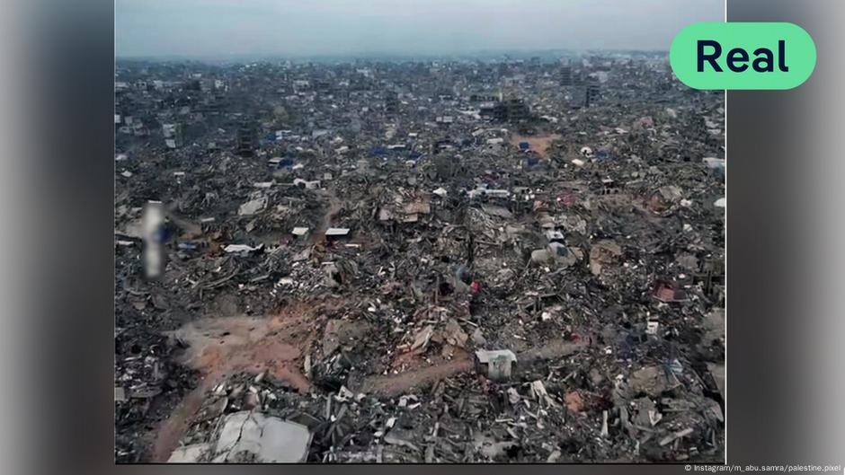 Fact check: Viral drone video of Gaza destruction is real – DW – 06/19/2025