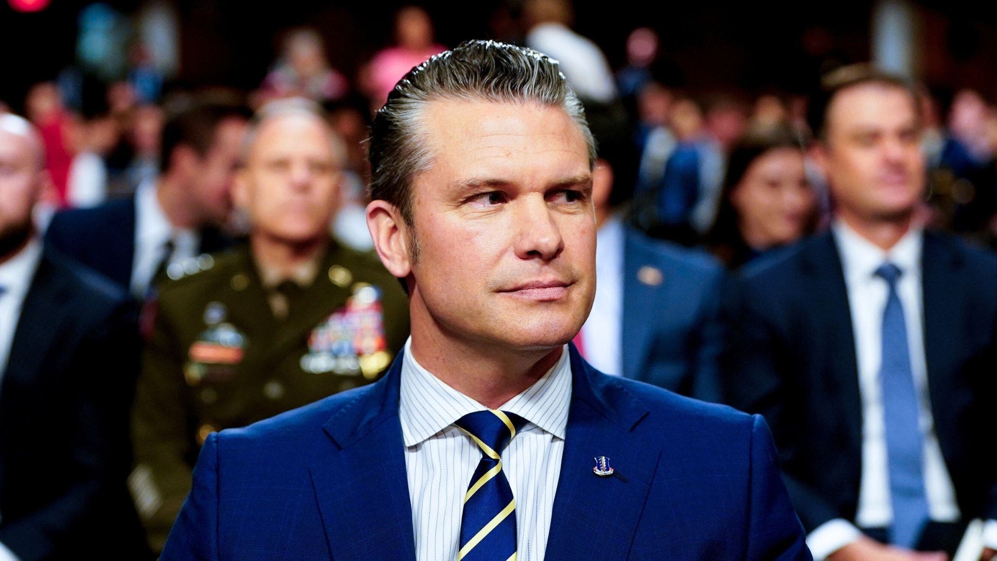 US strikes on Iran carried out with 'incredible and overwhelming success,' Hegseth, military brass say
