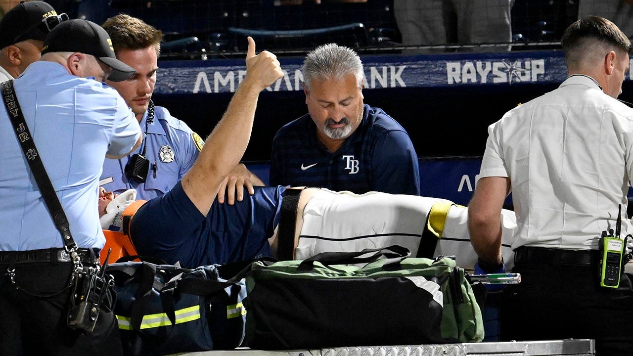 Rays pitcher Hunter Bigge released from hospital after being struck in face by 105 mph foul ball