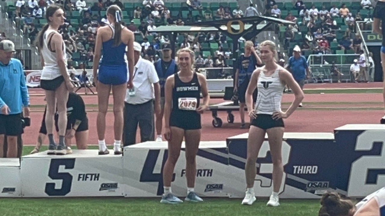 Oregon track star wages legal battle against trans athlete policy after medal ceremony protest