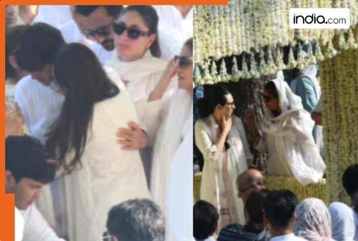 Karisma Kapoor's son breaks down at father Sunjay Kapur's funeral as he pays final respects