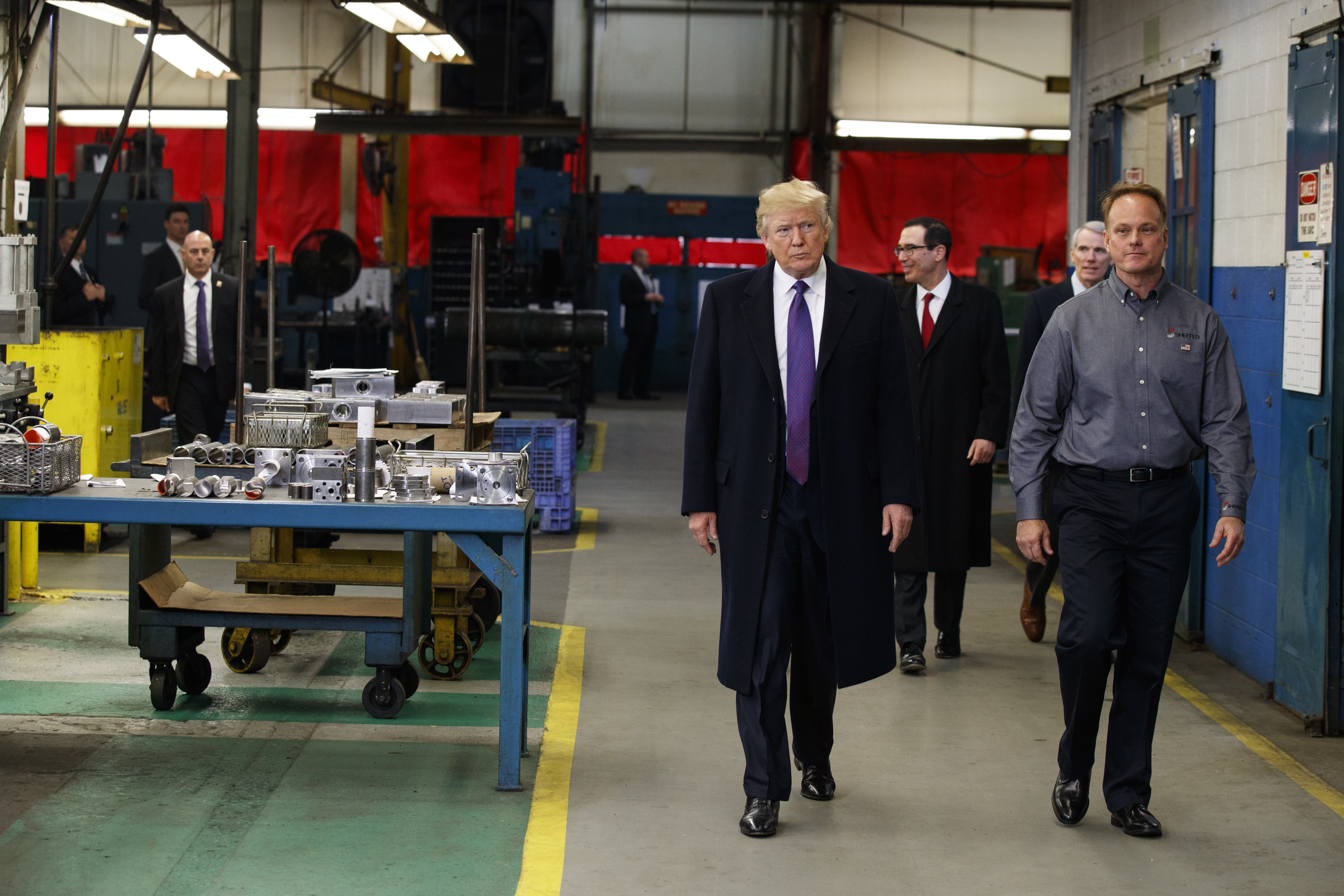 Trump wants a manufacturing boom. The industry is buckling.