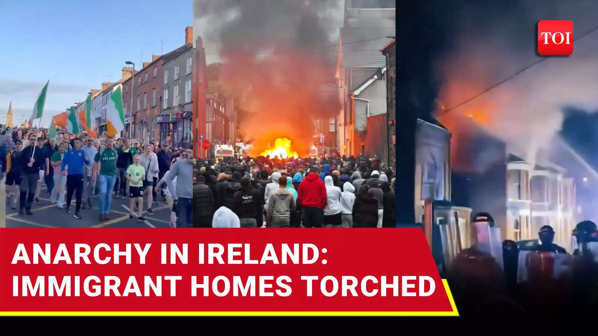Ireland Riots: Immigrant Homes Torched, 15 Cops Thrashed In Ballymena 'Racist Attack'