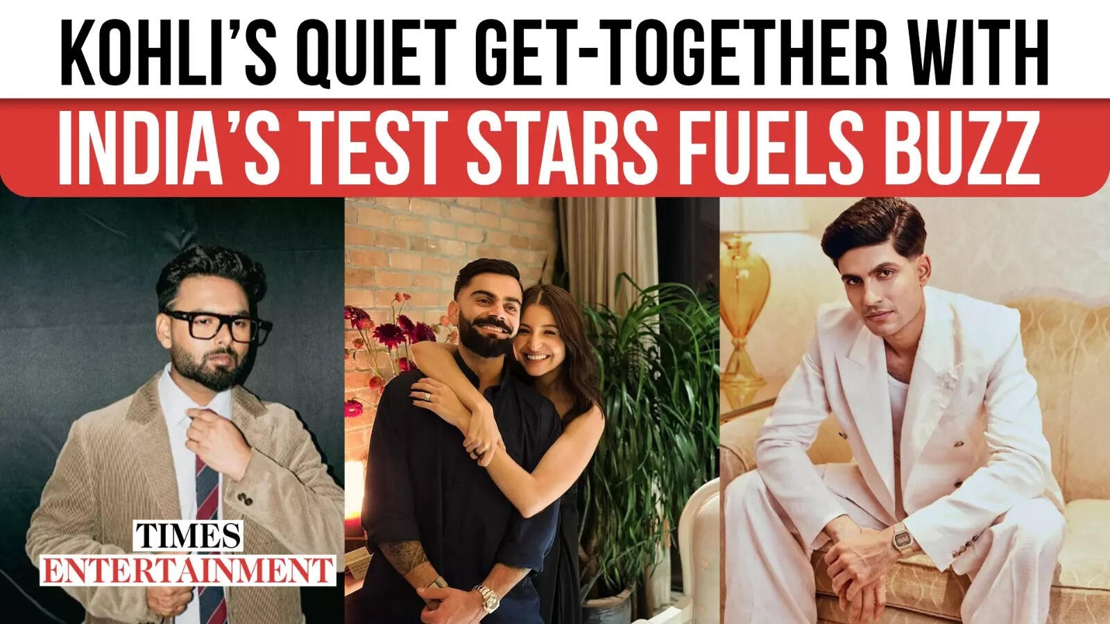 Virat Kohli & Anushka Hosts Shubman Gill, Rishabh Pant & Siraj at Their London Home