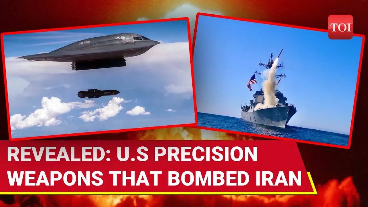 On Cam: 6 B2 Bombers, 12 Bunker Busters, 30 Tomahawks: Weapons US Used To Bomb Iran