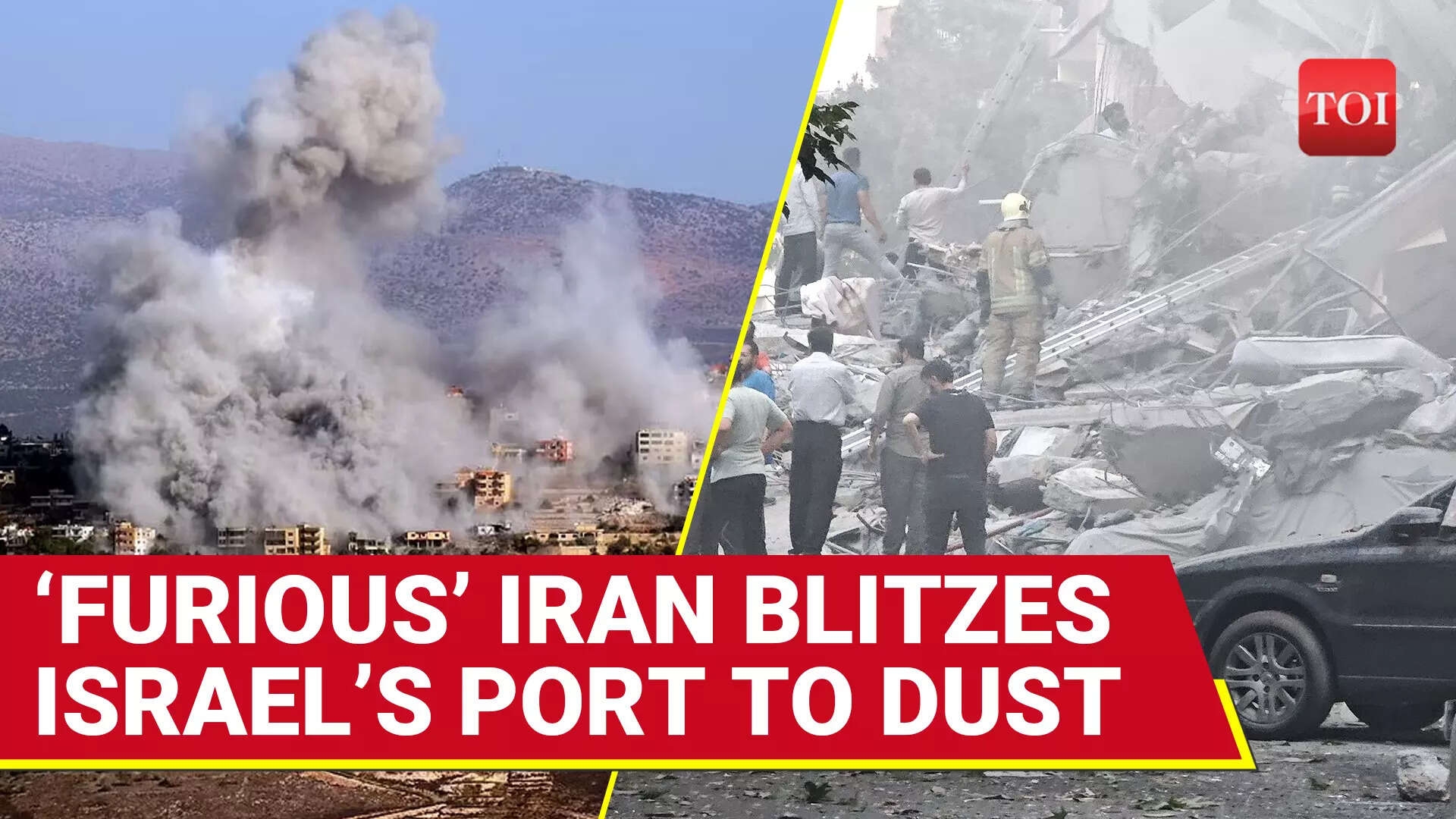 Iran PUNISHES Israel, Launches Massive Counterattack With Missile Strikes On Jerusalem, Haifa