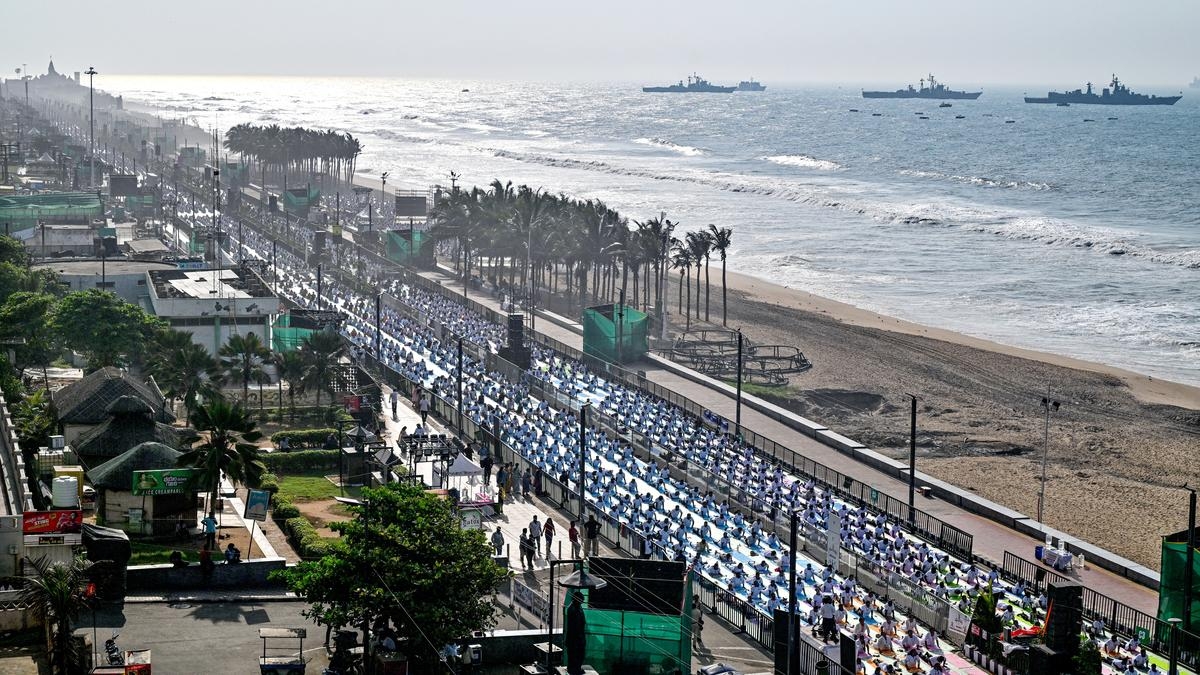International Yoga Day 2025: A sea of humanity descends on Beach Road