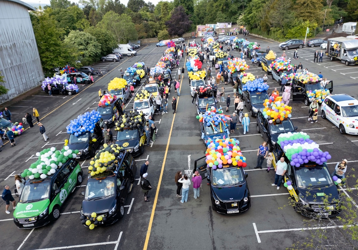The 77th Edinburgh Taxi Outing sets off