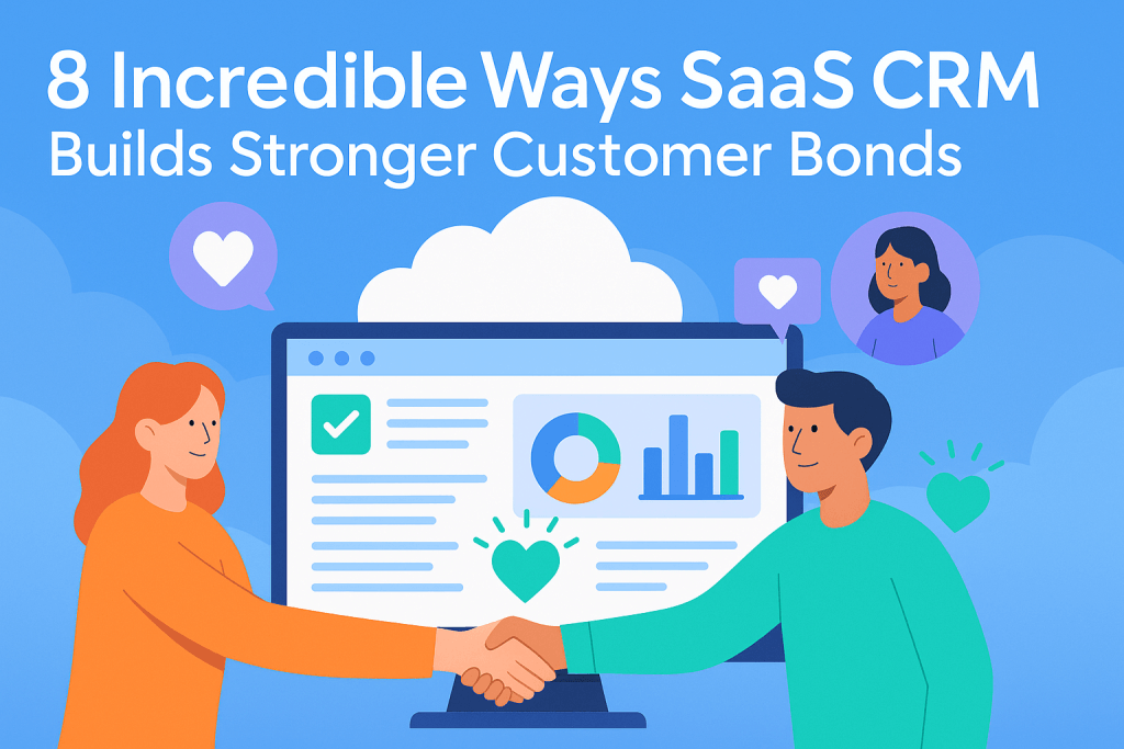 8 Incredible Ways SaaS CRM Builds Stronger Customer Bonds