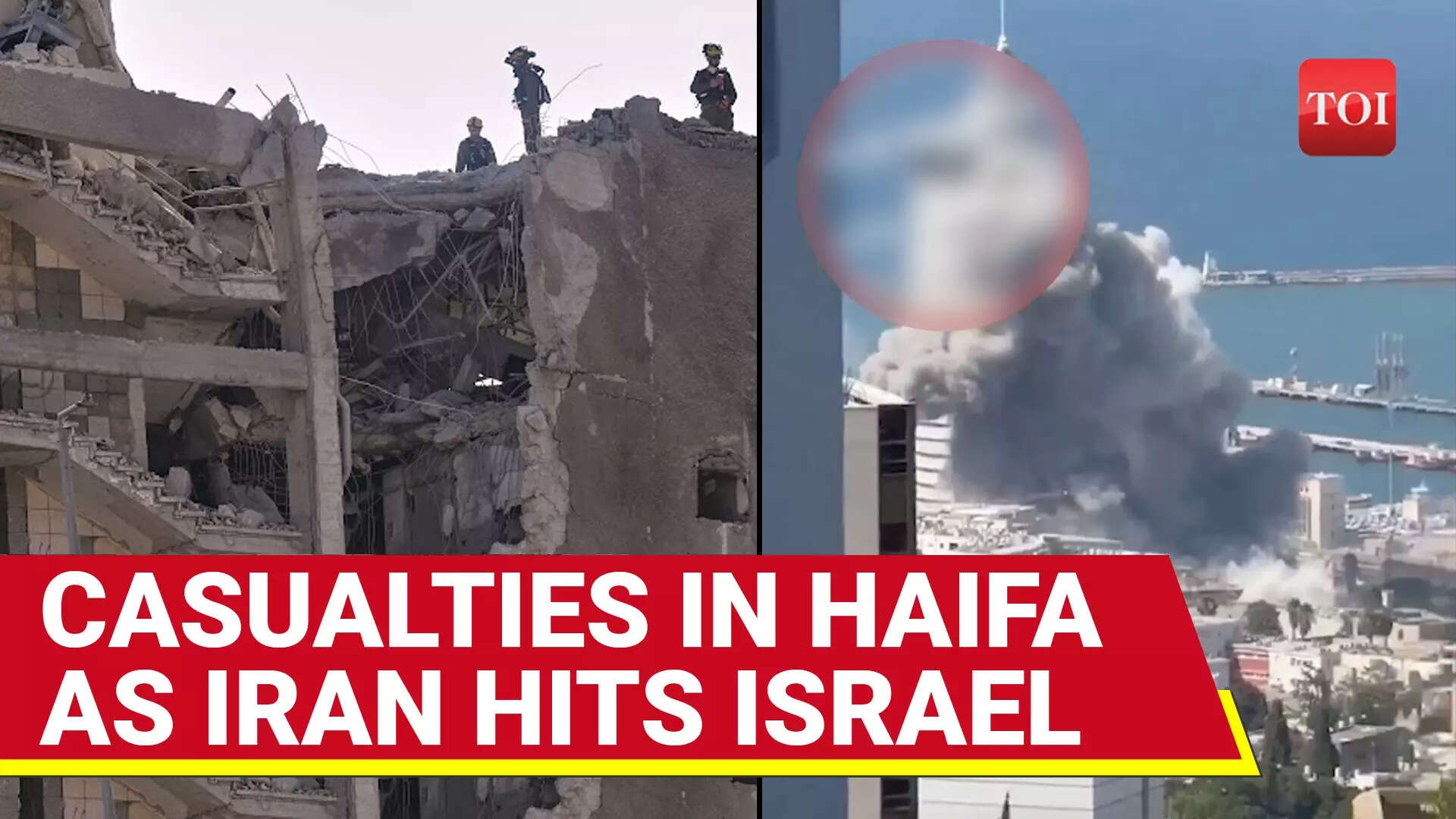 Iran Fires 20+ Ballistic Missiles At Israel In Latest Barrage; Impacts In Haifa, Over A Dozen Hurt