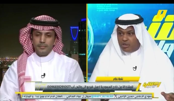 «لا أتعامل مع رسائل خاصة أو تسريبات».. بالفيديو: نقاش ساخن على الهواء بين الزلال وفلاته بسبب أرقام الهلال!