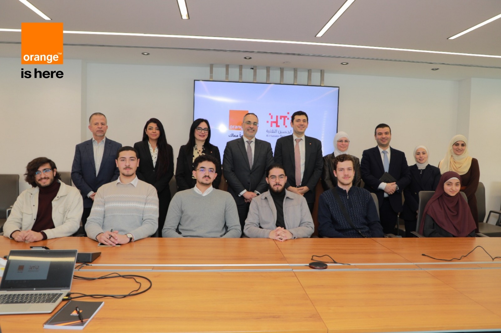 Orange Jordan, Al-Hussein Technical University Follow Up on 'Nafrah Bil Hussein' Scholarships