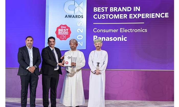 Panasonic awarded Best Brand in Customer Experience at Oman CX Forum 2025
