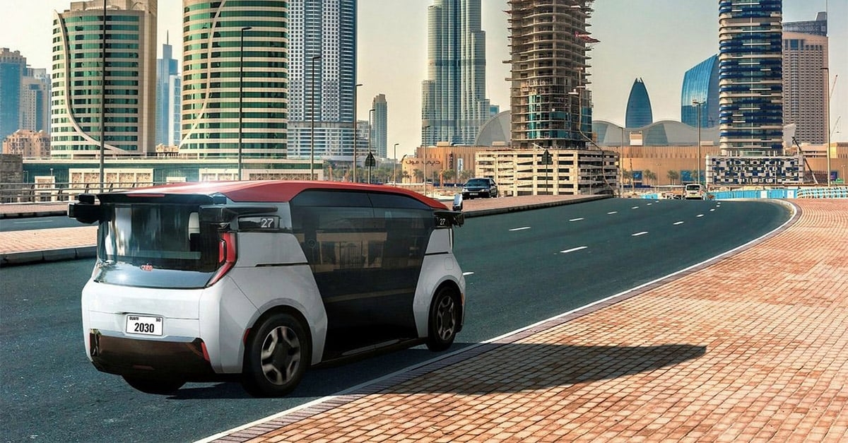 When will we be able to book a driverless taxis in Dubai