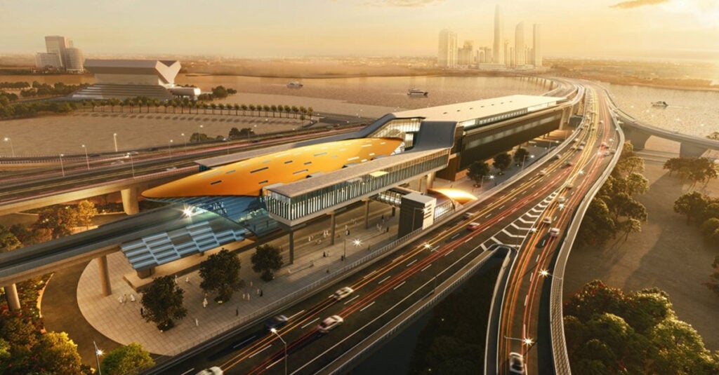 These are the exact locations of the 14 stations on the Dubai Metro Blue Line