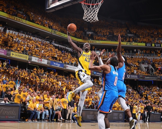 2025 National Basketball Association (NBA) Finals Presented by YouTube TV: Indiana Pacers defeat Oklahoma City Thunder, 108-91 (Recap)