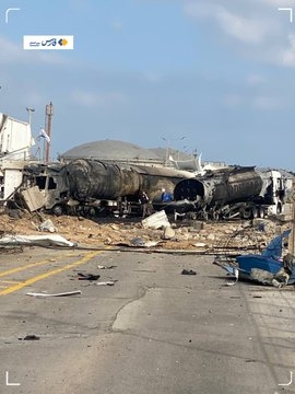 صور تُظهر حجم الدمار الذي لحق بمصفاة حيفا