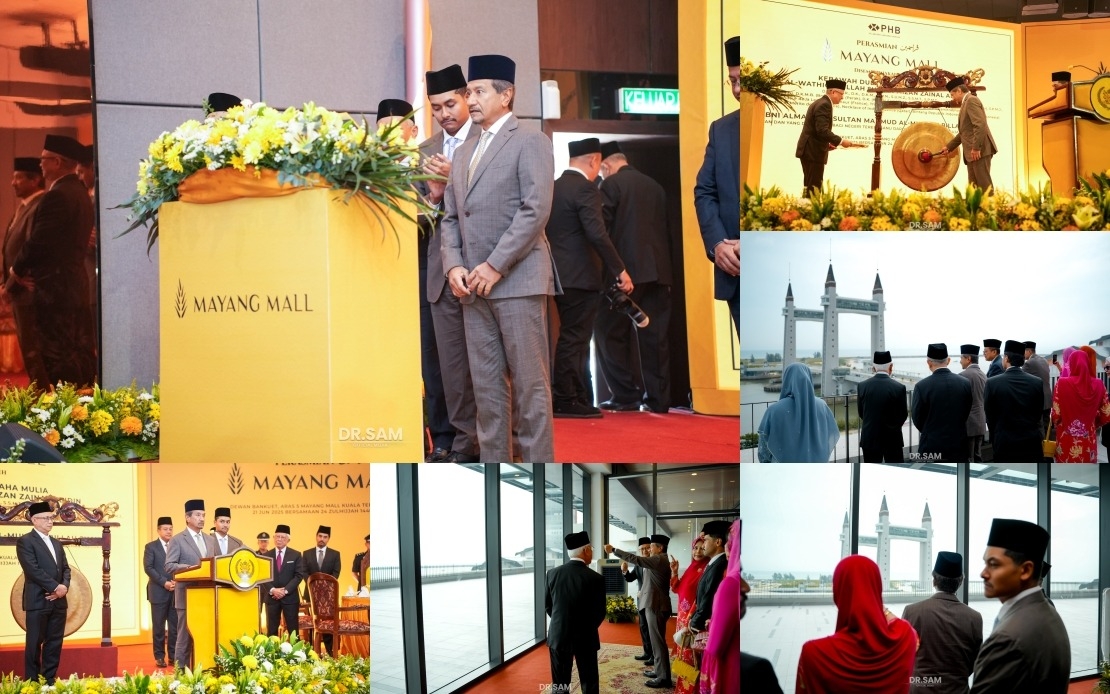Sultan Mizan Graces Mayang Mall Opening Ceremony