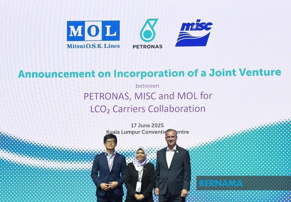 PETRONAS, MISC and MOL Announce Landmark Joint Venture To Advance Cross-border CO2 Transportation