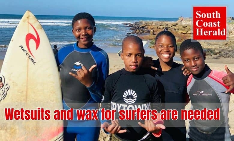 Wetsuit drive brings waves of hope