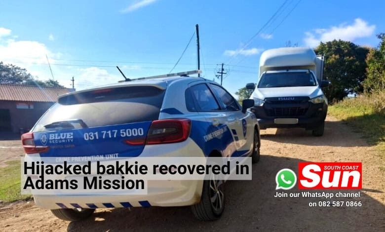 Hijacked vehicle recovered within a day in Adams Mission