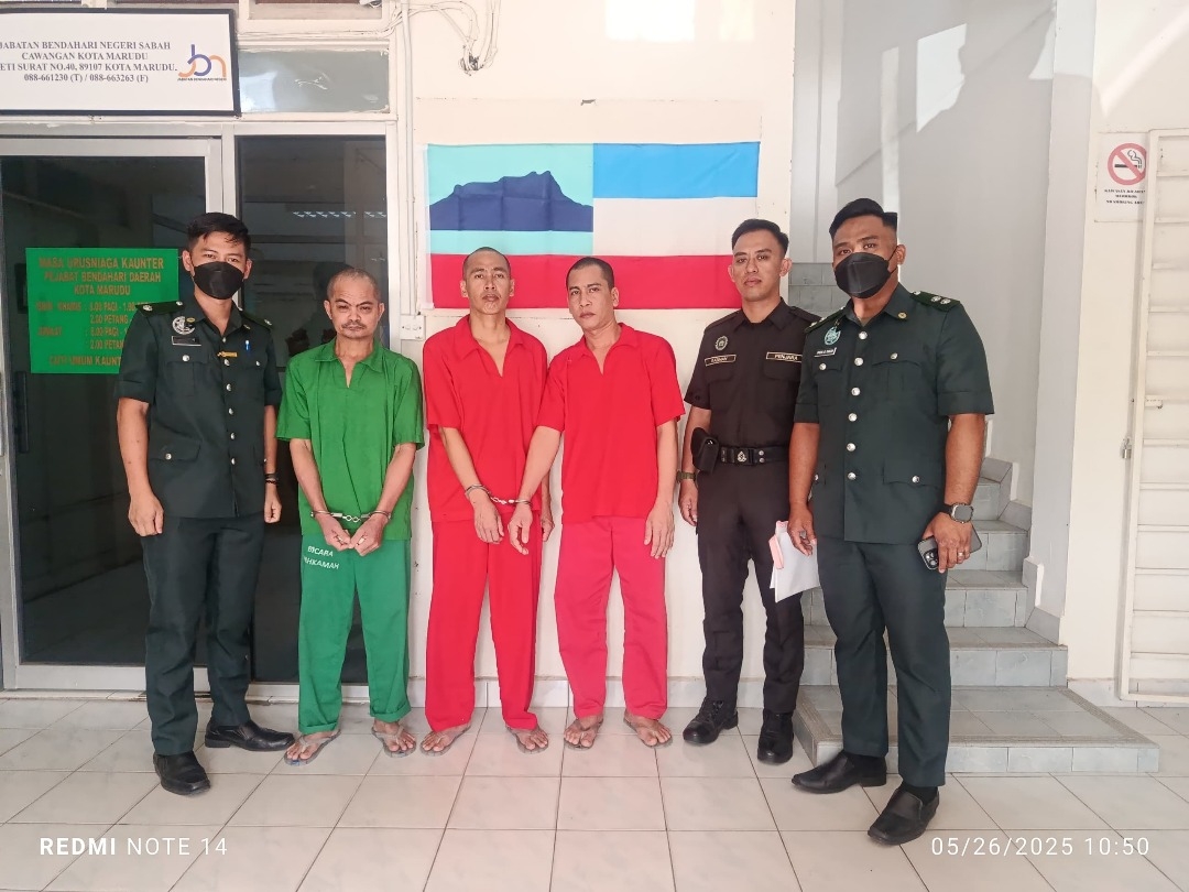 3 Filipinos jailed, fined RM220,000 each for possessing Green Turtle parts