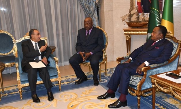 Egyptian FM meets president of Congo Brazzaville, delivers message from Sisi