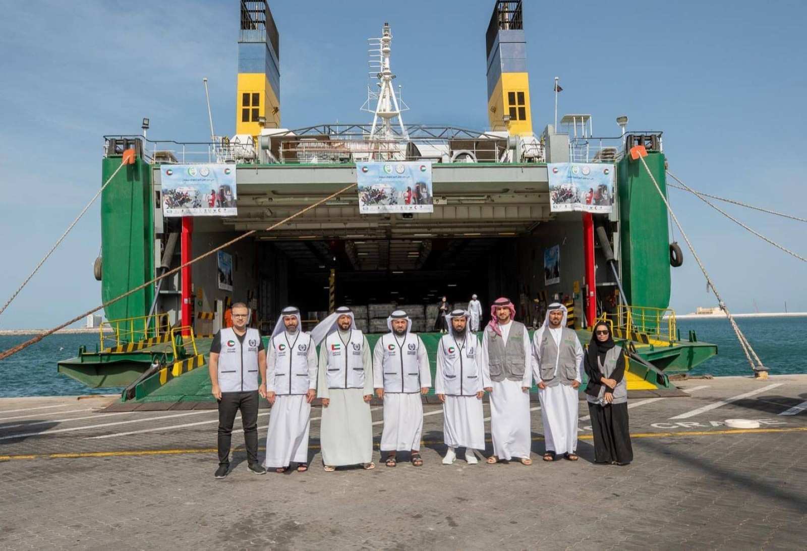 Ajman Ruler directs dispatch of 410 tonnes of urgent humanitarian aid to Gaza in Ramadan