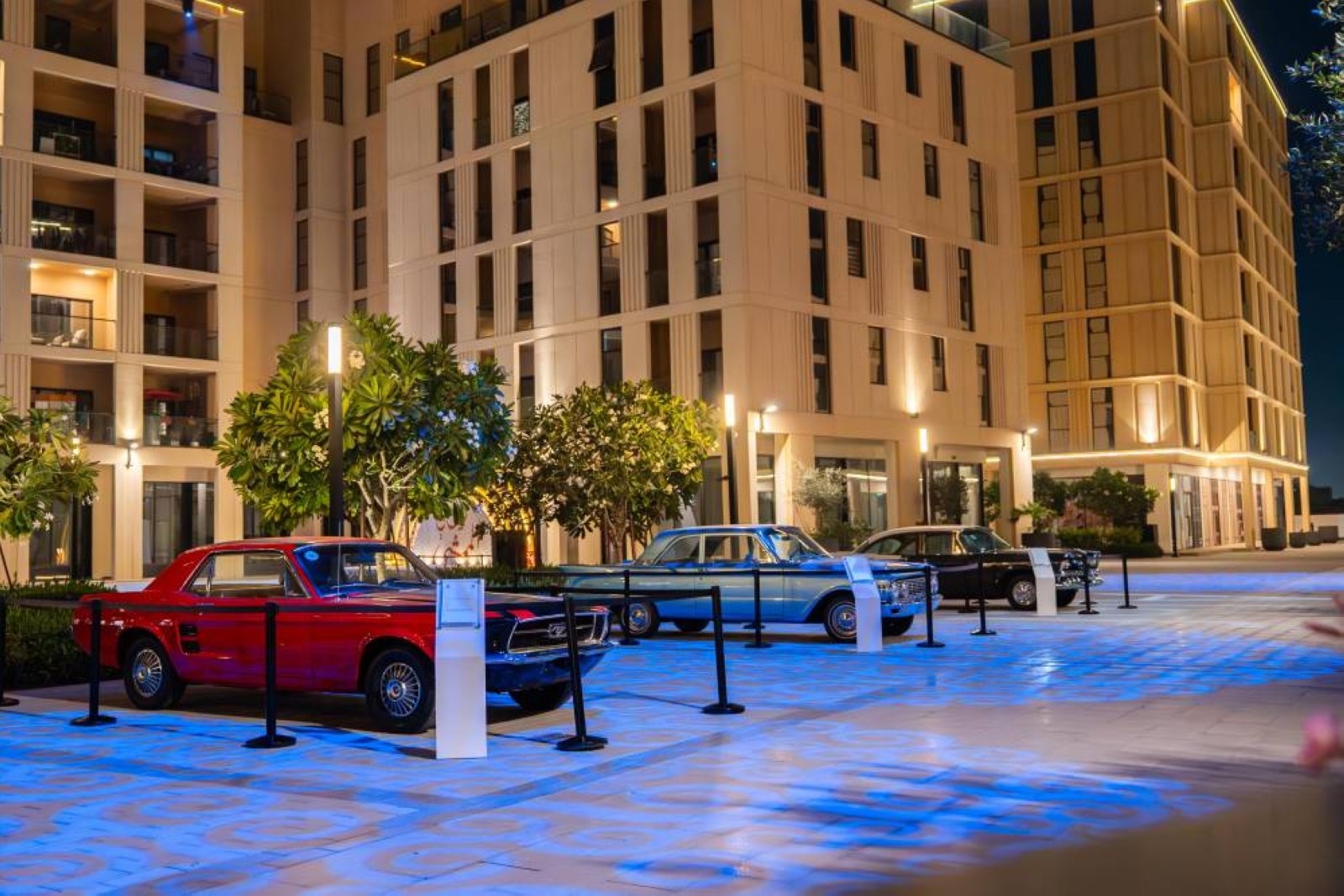 Classic cars on display at firm's Eid event