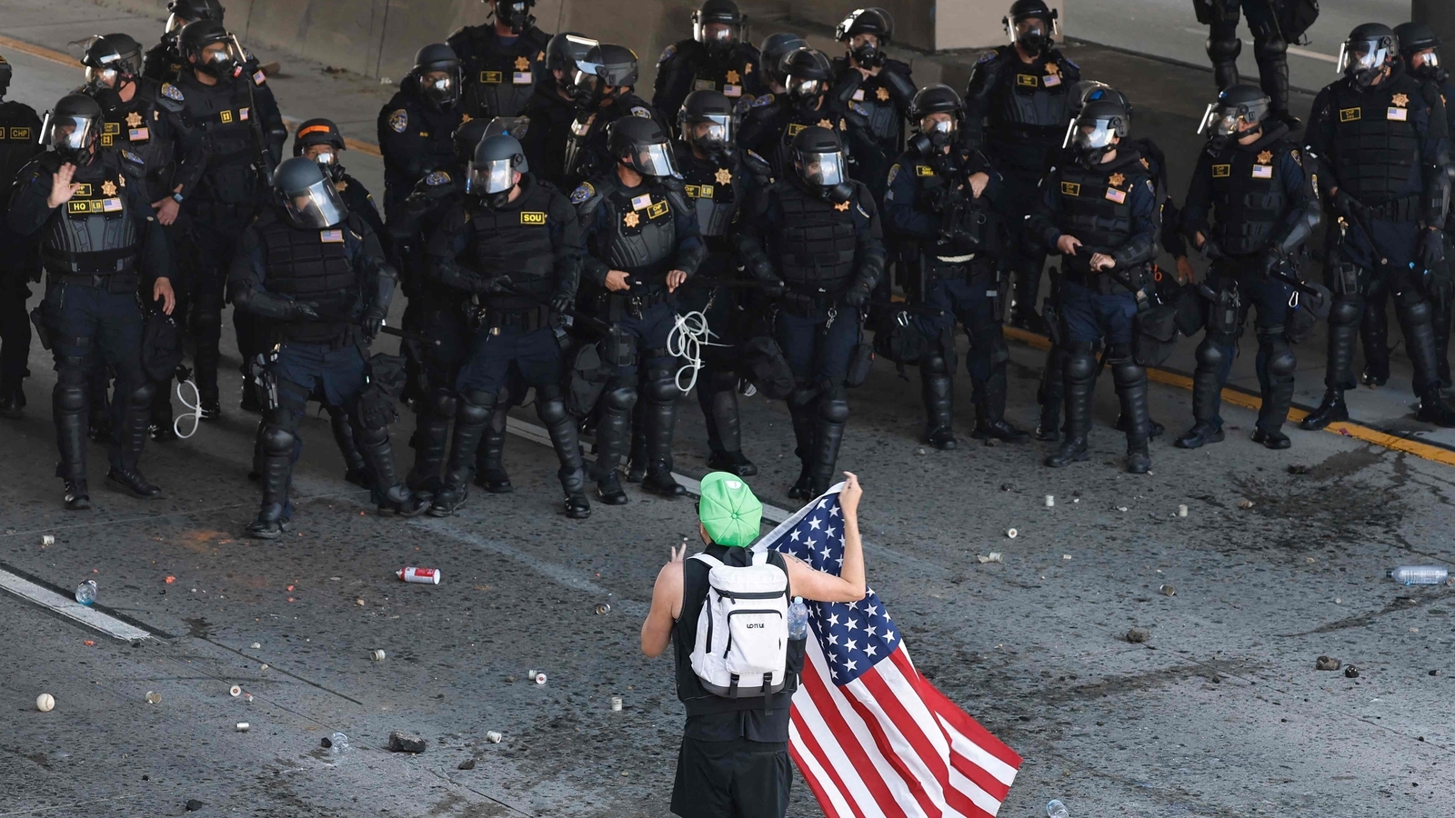 LA riots: Protesters burn and spit on American flags, curse Trump in shocking video; Elon Musk responds