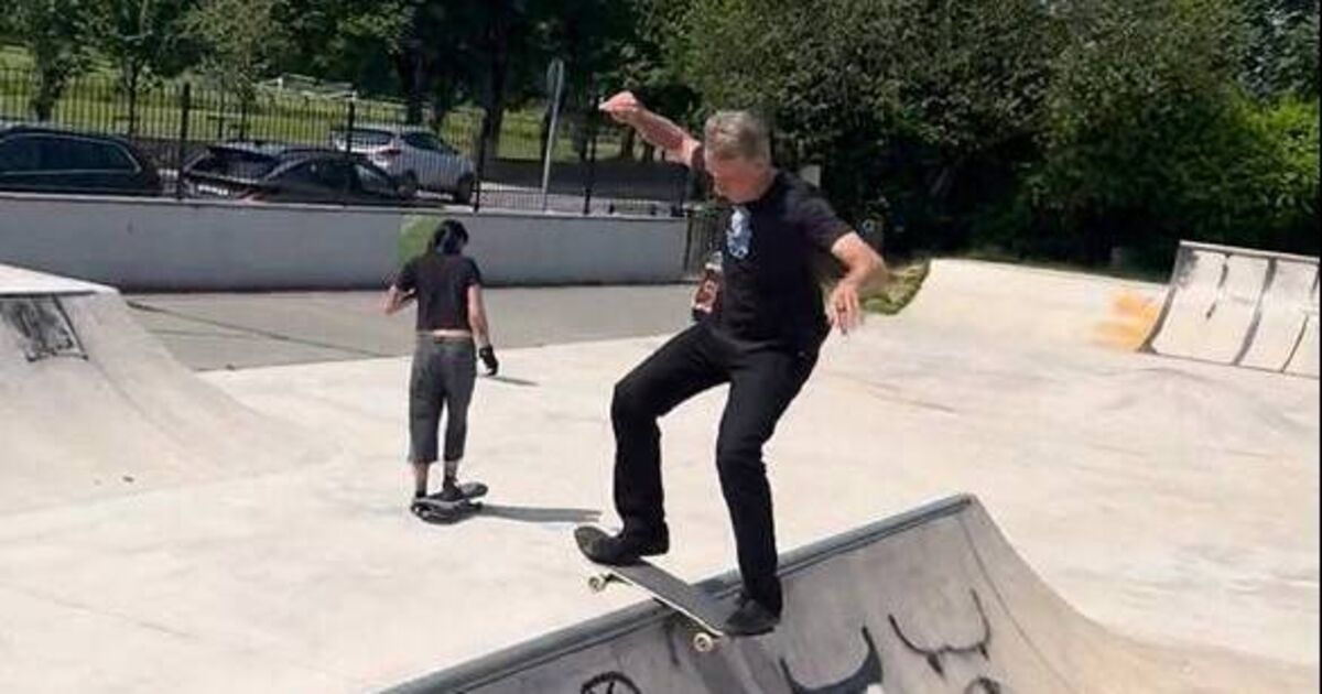 Watch: Legendary skateboarder Tony Hawk filmed skating in Mallow