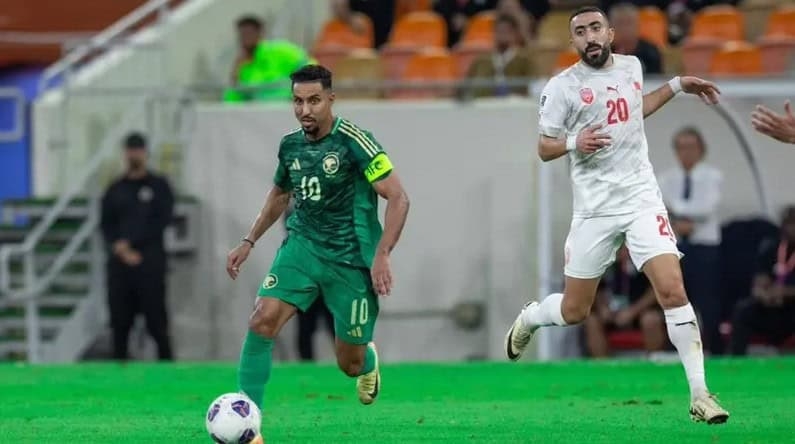 LIVE Action: Bahrain vs Saudi Arabia (AFC 2026 World Cup qualifier)