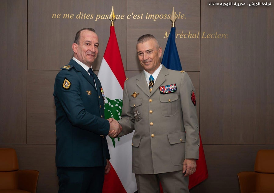 Visit of the LAF Commander to the French Republic