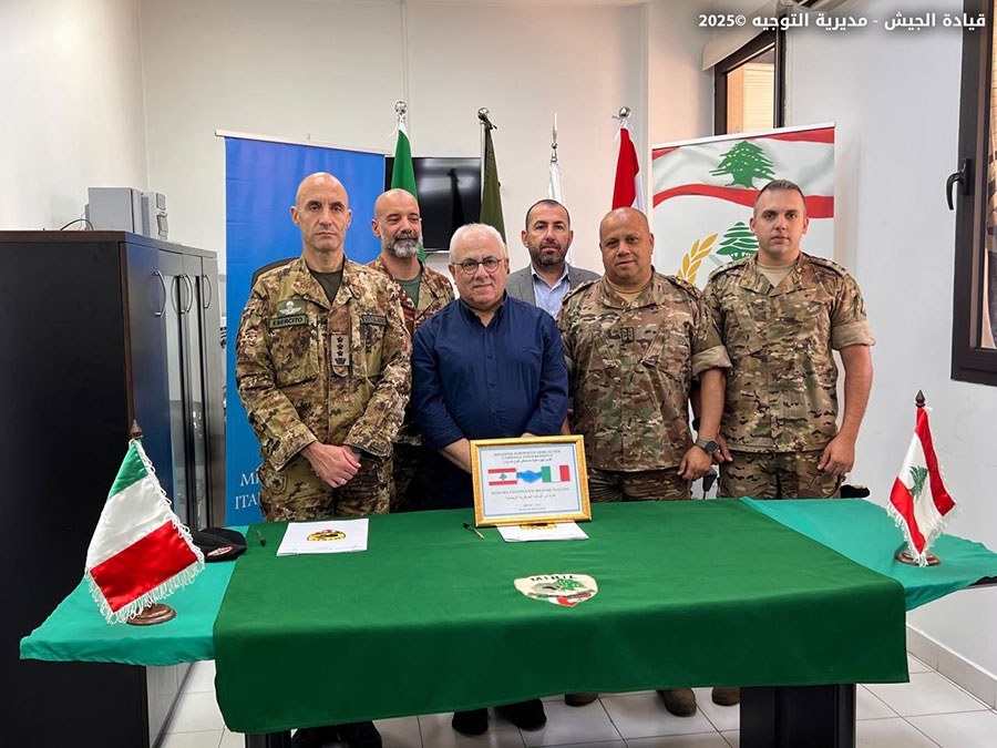 The Military-Civil Cooperation Directorate (CIMIC) of the LAF, in collaboration with the Italian bilateral military mission in Lebanon (MIBIL), delivered medical equipment donated to the Ftouh Keserwan governmental hospital