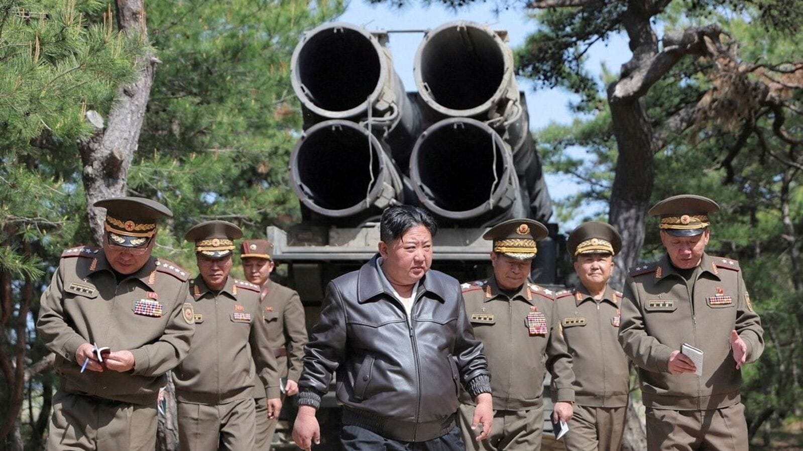 North Kora fired multiple rounds with rocket launches in Yellow Sea after South Korea holds air drills with US, Japan