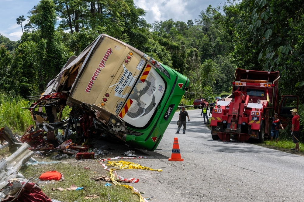 Gerik crash: Bus driver apologises, denies speeding after viral video claims, says brakes failed