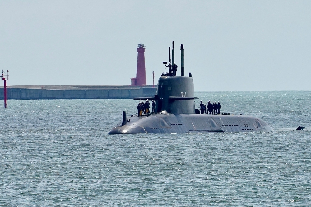 Taiwan begins sea trials of first locally built submarine amid tensions with China