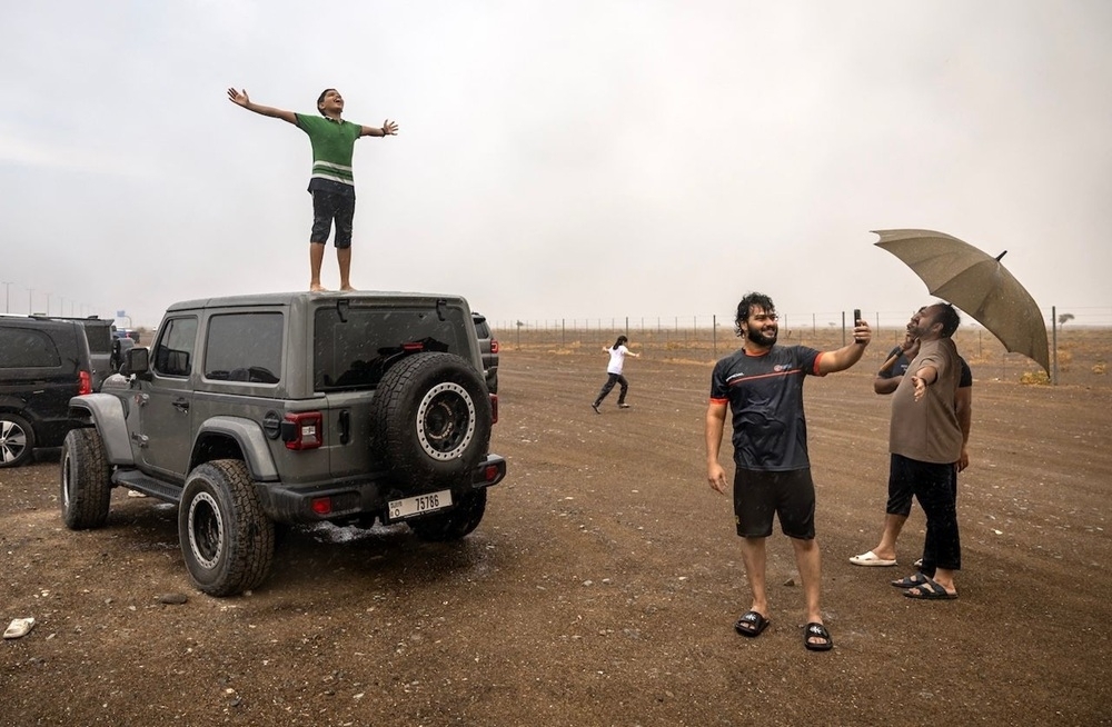 Chasing clouds: Monsoon memories drive rain-loving Indian expats into UAE desert